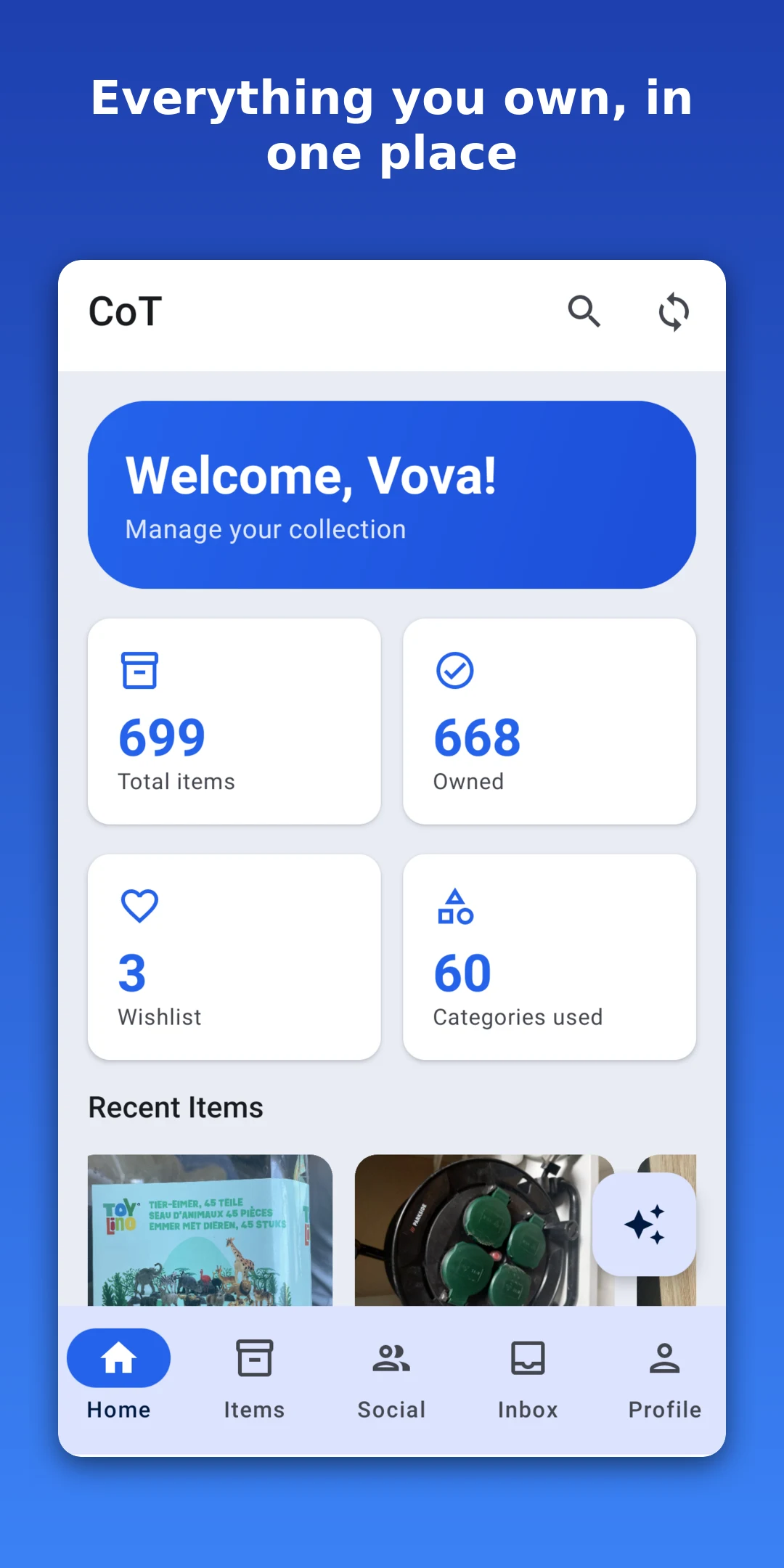 CoT: Home Inventory screenshot