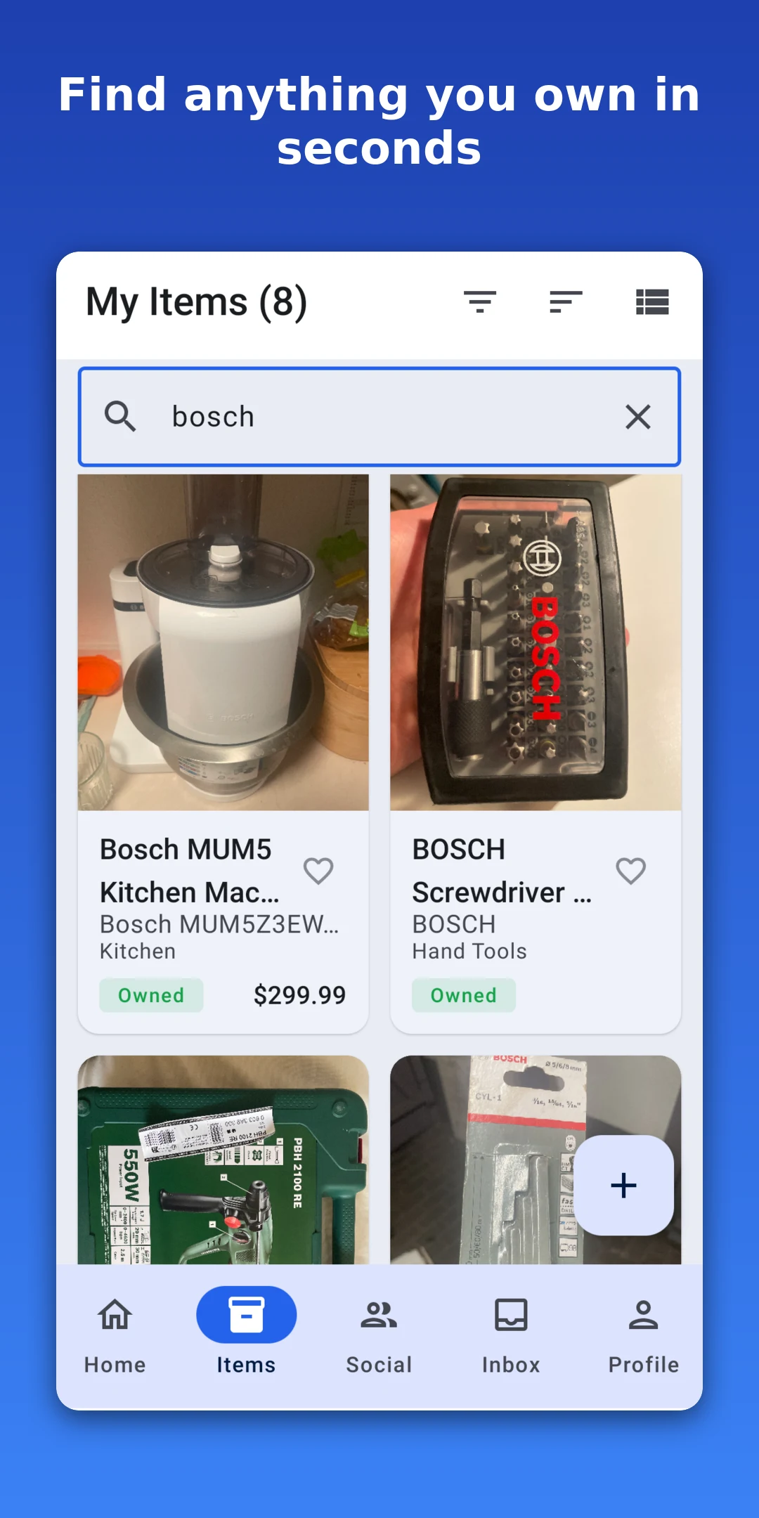 CoT: Home Inventory screenshot